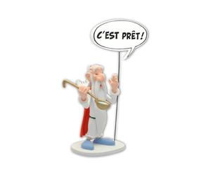 Plastoy Astérix Figurita Panoramix colección Bulles «¡Ya está listo!» nueva edición - Resina - 18 cm