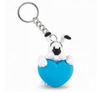 Plastoy astérix llavero idéfix corazón azul - pvc - 10 cm