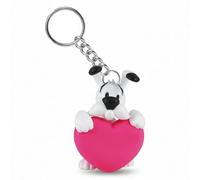 Plastoy Astérix Llavero Idéfix corazón rosa - PVC - 10 cm