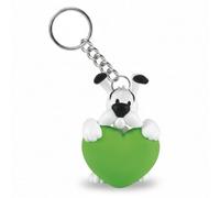 Plastoy Astérix Llavero Idéfix corazón verde - PVC - 6 cm