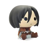 PLASTOY- Attack ON Titan Money Box CHIBI-3521320800752 Hucha Chibi Mikasa 16Cm, Color Multicolour, único (1112880075)