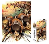 Plastoy attack on titan puzzle de 1.000 piezas - póster incluido