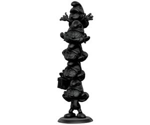 Plastoy Collectoys - Columna de Pitufos Negro Mate