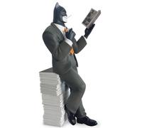 Plastoy Collectoys - Figura de Blacksad Pila de Libro
