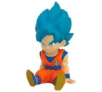 Figura hucha plastoy dragon ball super saiyan blue son goku