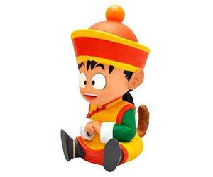 Plastoy Dragon Ball Z Hucha Chibi Son Gohan niño con sombrero Bola de cristal de 4 estrellas - Plástico - 15 cm