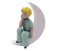 Plastoy El Principito Figurita Chibi El Principito sentado en la Luna - Resina - 7 cm