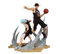 Plastoy Kuroko's Basket Estatuilla de colección Tetsuya Kuroko et Taiga Kagami camiseta Seirin negra - Edición limitada - 150 ejemplares - Resina - Escala 1/6-41 cm