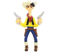 Plastoy Lucky Luke Figura Lucky Luke con dos pistolas - Resina - 8 cm