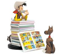 Plastoy - Lucky Luke und Rantanplan Bücherstapel - Spielzeug - Zubehör - 10+