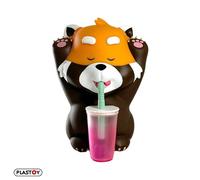 Plastoy Mogu Pets Figurita Panda Tea - Plástico - 14 cm