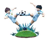 Plastoy Estatuilla Olivier Atton y Ben Becker Golden Twin Shoot – Resina – 32 cm