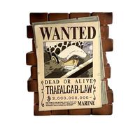 PLASTOY : One Piece - Hucha - AFFICHE Wanted Law