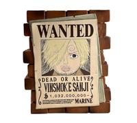 PLASTOY : One Piece - Hucha - AFFICHE Wanted Sanji