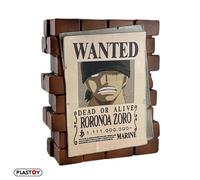 Plastoy Hucha One Piece «Wanted» Roronoa Zoro – PVC 16 cm con póster
