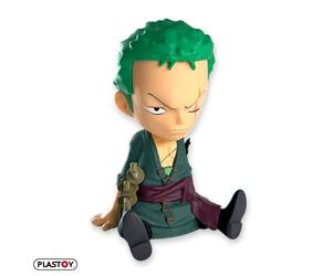 Plastoy One Piece Hucha Roronoa Zoro - Plástico - 12 cm