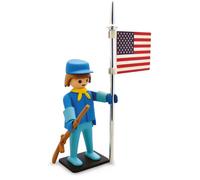 Plastoy Playmobil Figura Vintage Collection Soldado Americano, Multicolor, único (PPLM-212)