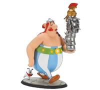 Plastoy SAS PLA40099 Obelix con una Pila de Cascos e Idefix