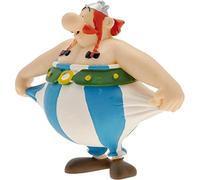 Plastoy Astérix Figurita Obélix sujetándose los pantalones - Termoplástico - 8 cm