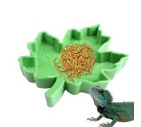 Plat de nourriture Pour Reptiles - Plat d'alimentation antidérapant en, Forme de feuille d'érable Pour Petits animaux | Plat d'alimentation coloré Pour tortues, Serpents, plat de Reptiles Mignon