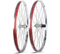 Plata,27.5inch,Rueda De Bicicleta De Carretera De 26/27,5/29 Pulgadas, Llantas De Aleación Ligera, Juegos De Ruedas con Ejes Boost, con Freno De Disco Sellado para Casetes De 7-11 Velocidades