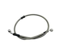 Plata 30 cm a 220 cm 28 ° 10 mm Freno hidráulico reforzado for motocicleta Manguera de aceite de embrague Cable Tubo for motocicleta de carreras Dirt Pit(Silver 220cm)