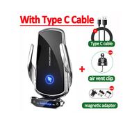 (plata con cable) Cargador inalámbrico para coche de 15 W para iPhone 12 13 14 Pro Max Xiaomi Mi 12