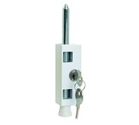 Plata de Ley plw200 Cerrojo de Puerta Multiusos, Color Blanco