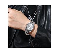 (Plata) Dropshipping 2020 productos más vendidos Relojes de cuarzo para hombre de acero completo Marca