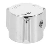 Plata Manija de Grifo Recambio para Lavabo y Ducha, de Metal | Tapón de Lavabo, Aleación Metálica, Instalación Fácil, Control Rápido, Uso en Pared Exterior y Lavadero