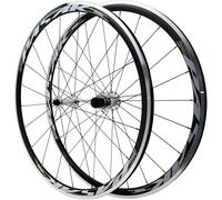 Plata,Par De Ruedas De Bicicleta De Carretera 700C C/V/Freno En Llanta Profundidad 30 Mm Aleación De Aluminio Llantas De Doble Pared 8 A 12 Velocidades Buje QR-100/130 Mm
