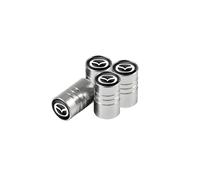 (Plata para Mazda) 4 tapas de válvula de neumático de aleación de aluminio para Mazda MS 6 3 CX5 5 2
