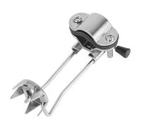 Plata Punta Bastón Inoxidable de Acero de Hielo, para Muletas | Incluye Accesorio y Dos Tornillos, Instalación Sencilla, Alta Resistencia, Uso en Climas Fríos y Montaña