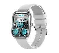 (Plata) Reloj inteligente COLMI C61 de 1,9 pulgadas con pantalla completa, llamadas Bluetooth, monitor
