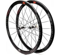 Plata,Rueda Delantera Y Trasera para Bicicleta 700C, Profundidad 40 Mm, Neumático, Juego De Ruedas para Bicicleta De Carretera En Carbono, Llanta De Freno V/C, Rodamiento Sellado