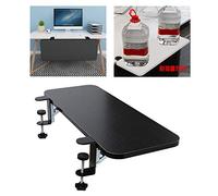 Plataforma ajustable para teclado y ratón, soporte plegable para cuter, negro/blanco, 50 x 25 cm y 65 x 25 cm, mayor comodidad y productivi