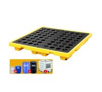 Plataforma antiderrames modular de 1 pieza: plataforma antifugas for almacenamiento de petróleo y productos químicos(128 * 128 * 17cm)