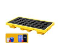 Plataforma antiderrames modular de 1 pieza: plataforma antifugas for almacenamiento de petróleo y productos químicos(127 * 67 * 17cm)