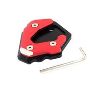 Plataforma Caballete Lateral Para Leoncino Para 500 Para Leoncino500 Para BJ500 Para BJ Motocicleta CNC Soporte Lateral Extensión Placa Almohadilla Todas Las Estaciones(Red)