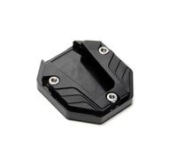 Plataforma Caballete Lateral Soporte De Estacionamiento Para Motocicleta Y Bicicleta Extensor Lateral Placa Accesorios Para Todas Las Estaciones(Black)