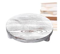 Plataforma Circular de Madera - Soporte Elevado de 15 cm de Diámetro, Organizador para Fregadero de Cocina, Base de Rústico | Protector minimalista de la superficie de la canalización vertical