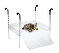 Plataforma Colgante para Tortugas, rampa acuática para Reptiles, terraza de Tortugas, Accesorios para Tanque de Tortuga (Extra Grande)