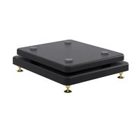 Plataforma de aislamiento de altavoces de doble capa con clavo de cobre fijo para una mayor claridad de audio en estudio y cine en casa