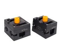 Plataforma de ajuste fino micrométrico para equipos ópticos, mesa de posicionamiento lineal Z manual con capacidad de recorte de precisión,