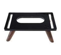 Plataforma de Altavoces, Soporte acrílico con Base Protectora de Madera para Soporte acrílico de Altavoces Authentics 200 300
