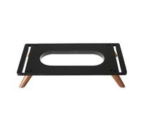 Plataforma de Altavoces, Soporte acrílico con Base Protectora de Madera para Soporte acrílico de Altavoces Authentics 200 300