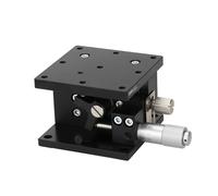 Plataforma de altura ajustable de 90 x 90 mm con desplazamiento óptico de eje Z, mesa deslizante, ajuste fino, estadística de recorte (LZ90 2), perfecta para trabajos preciosos.