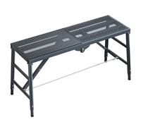 Plataforma de andamio ajustable, banco de trabajo plegable resistente, escalera portátil para lavado de coches, paneles de yeso y mejoras del hogar