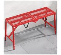 Plataforma de andamio ajustable, banco de trabajo plegable resistente, escalera portátil para lavado de coches, paneles de yeso y mejoras del hogar