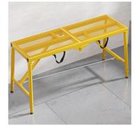 Plataforma de andamio ajustable, banco de trabajo plegable resistente, escalera portátil para lavado de coches, paneles de yeso y mejoras del hogar